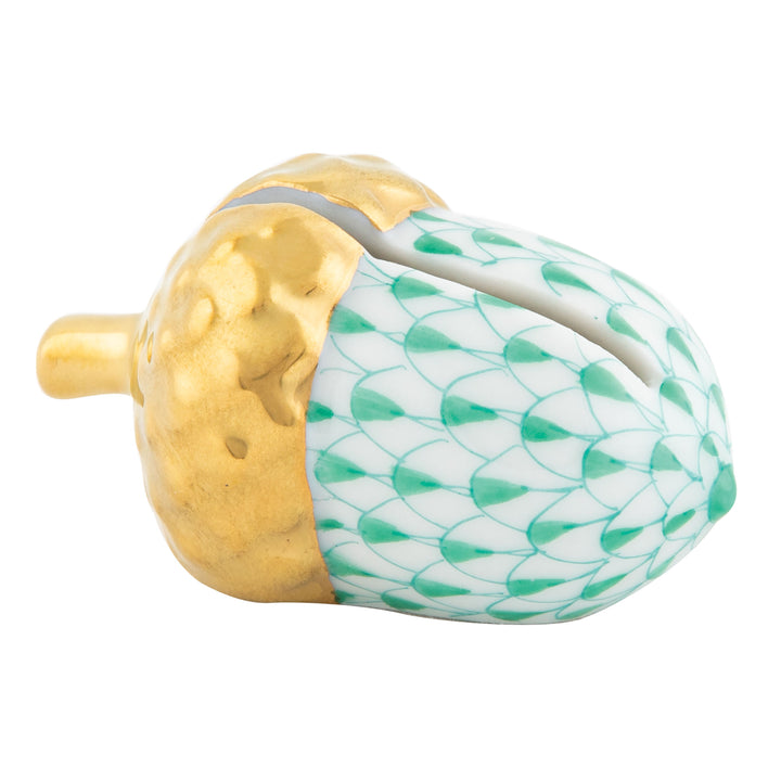 Herend Acorn Place Card Holder