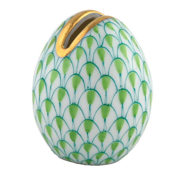 Herend Egg Place Card Holder