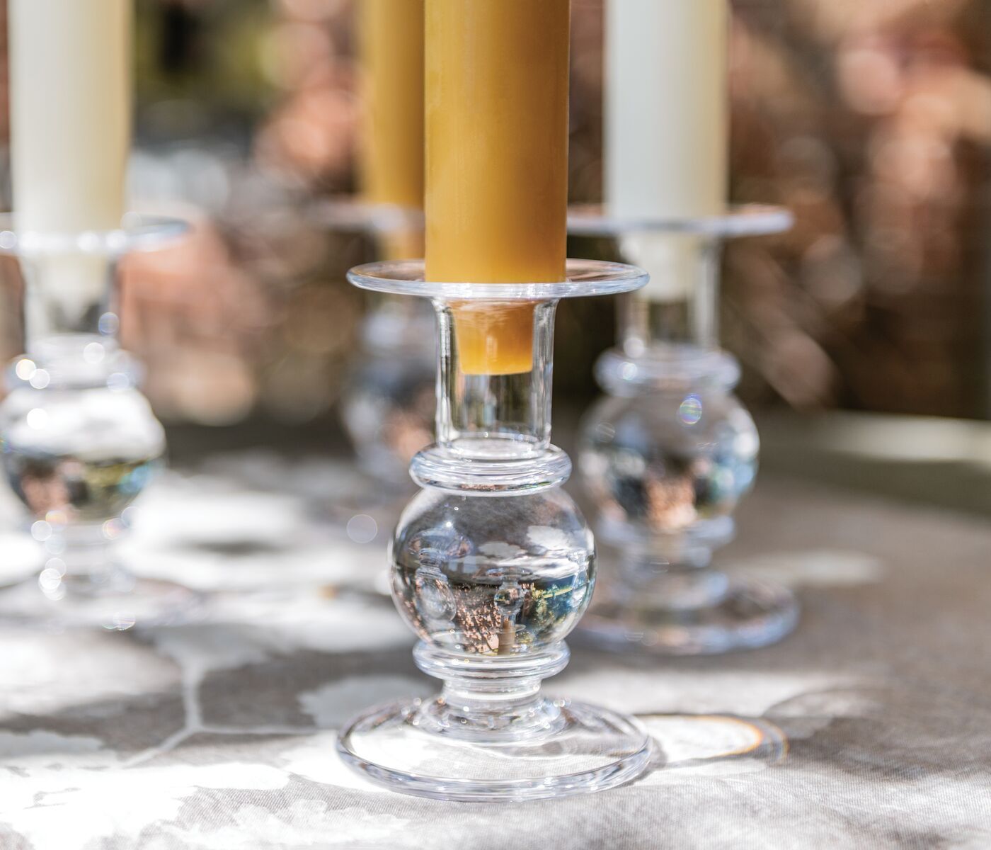 Simon Pearce Hartland Candlestick, Small