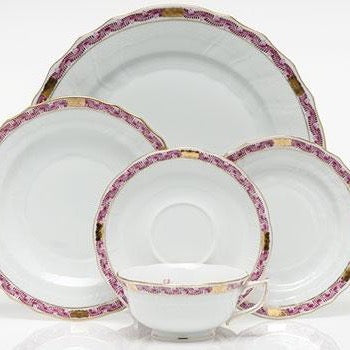 Herend Chinese Bouquet Garland, Raspberry