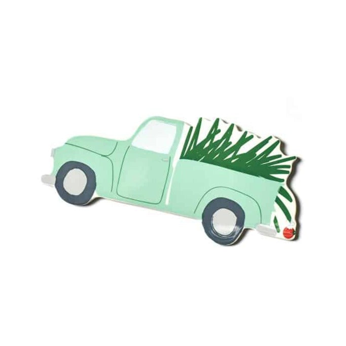 *SOLD AS IS, MAY HAVE CRAZING Happy Everything Christmas Truck Attachment