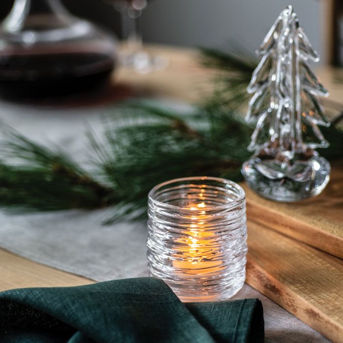 Simon Pearce Echo Lake Tealight in Gift Box