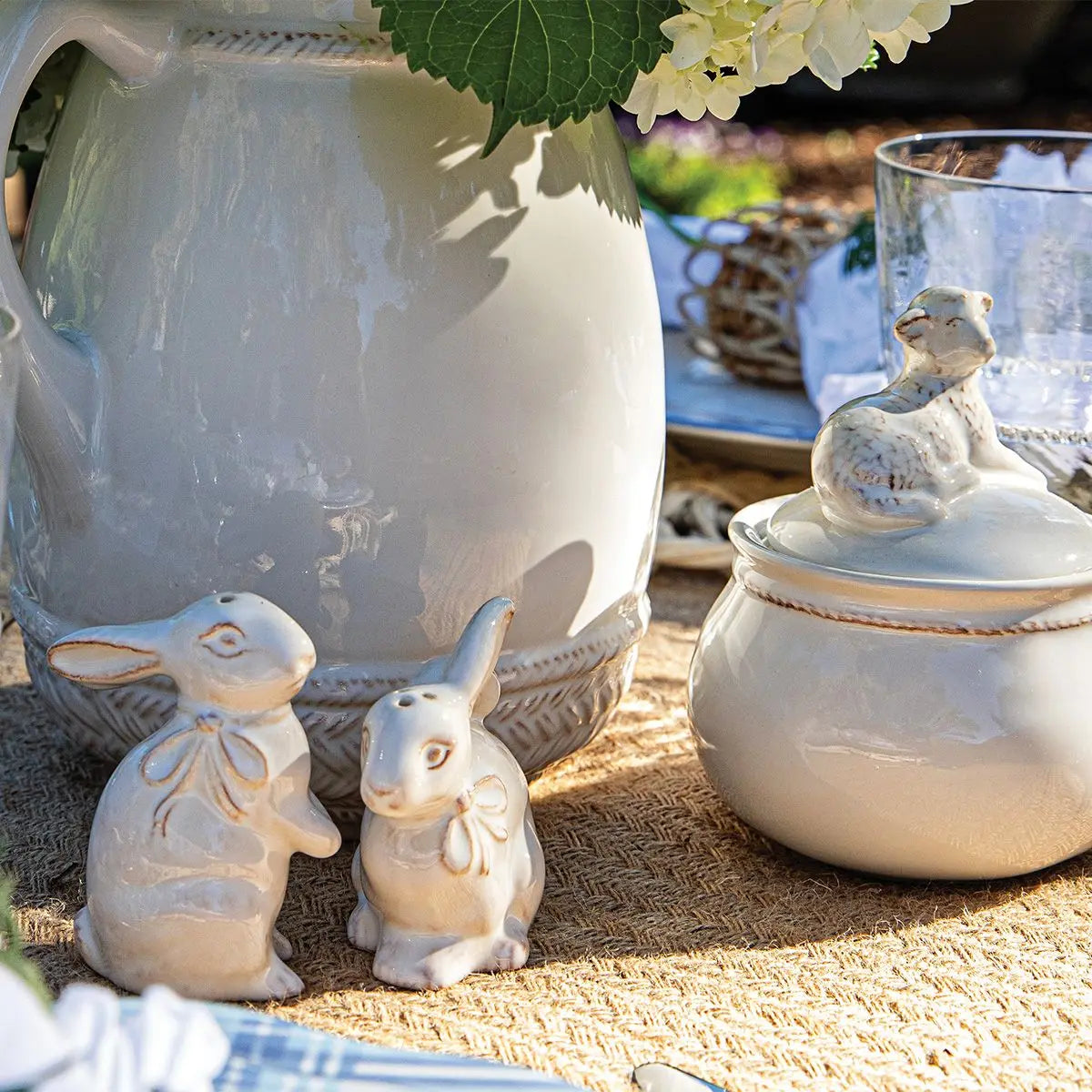 Juliska Clever Creatures Bunny Salt & Pepper Set