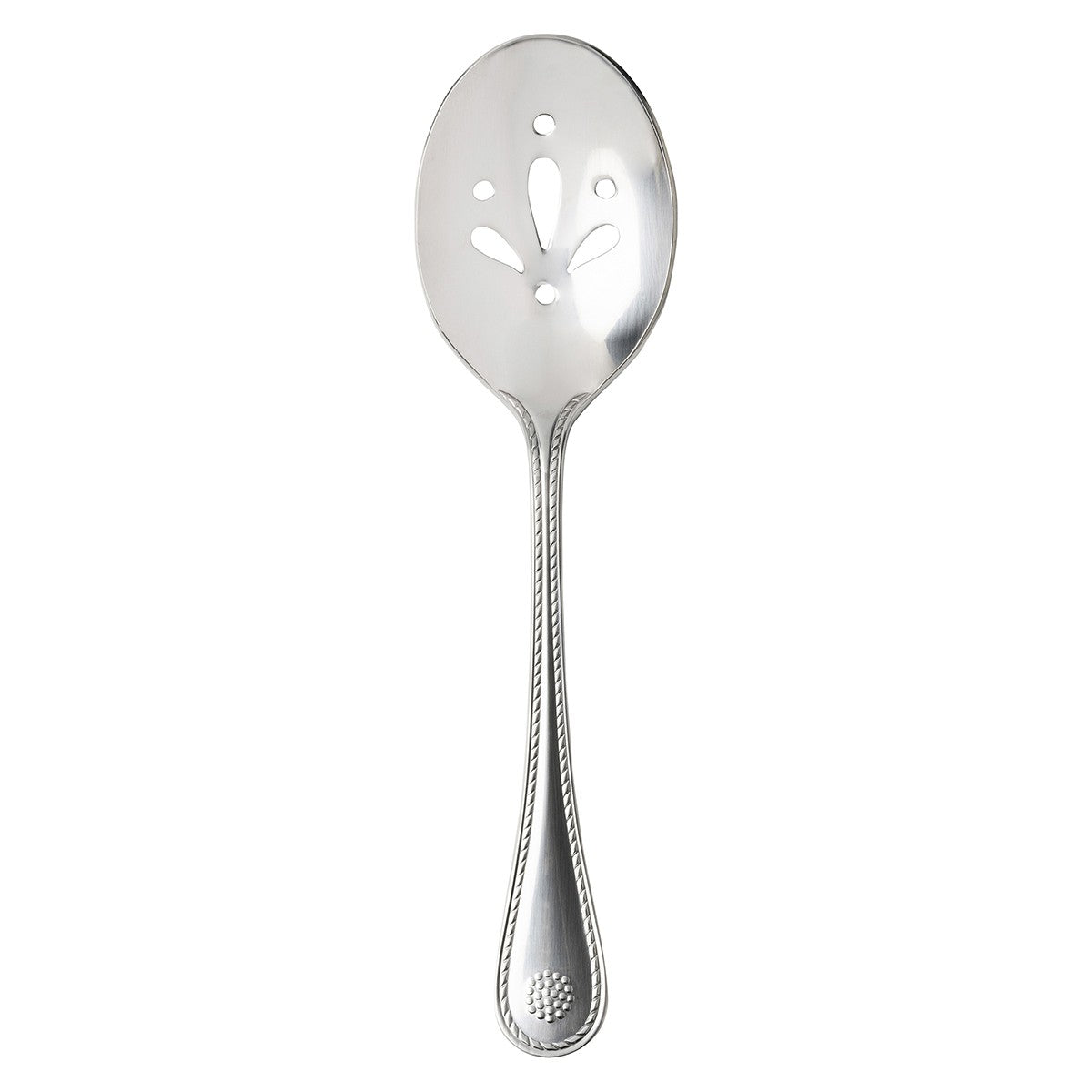 Juliska Berry & Thread Pierced Serving Spoon, Bright Satin