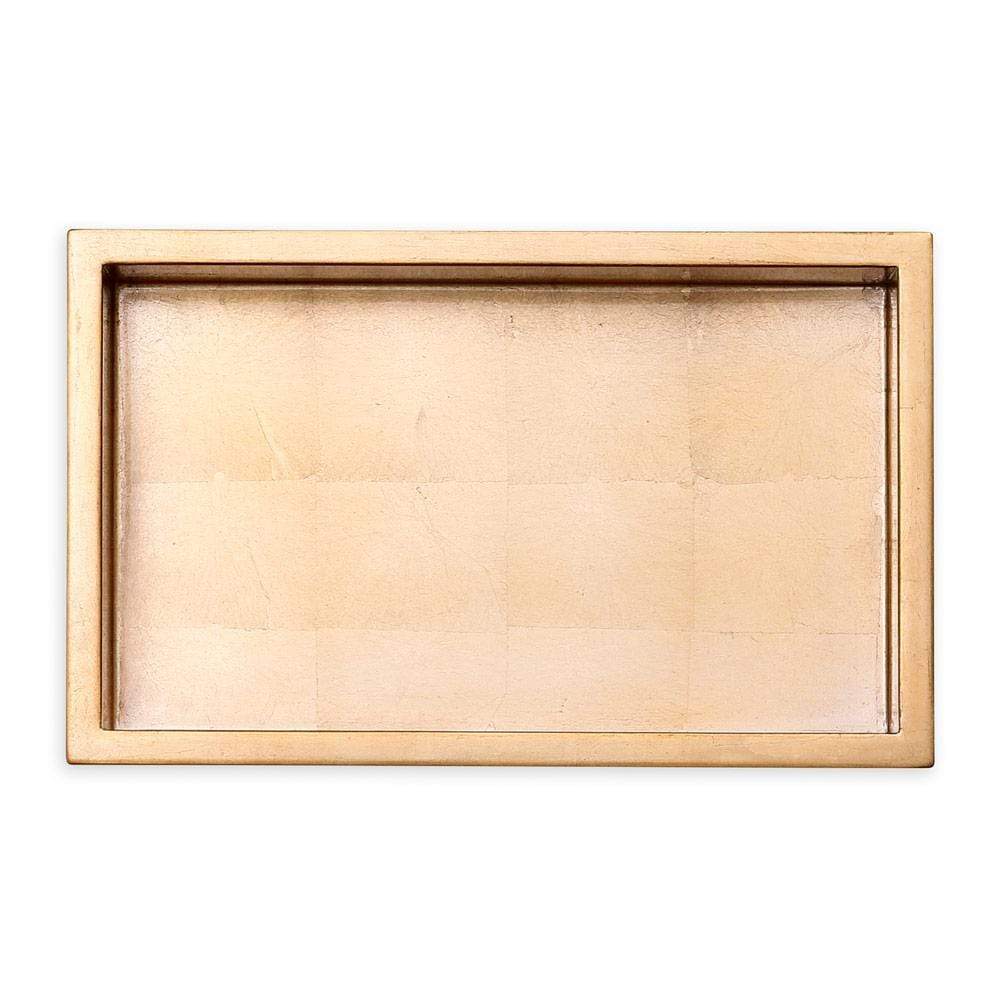 Lacquer Guest Towel Napkin Holder, Gold