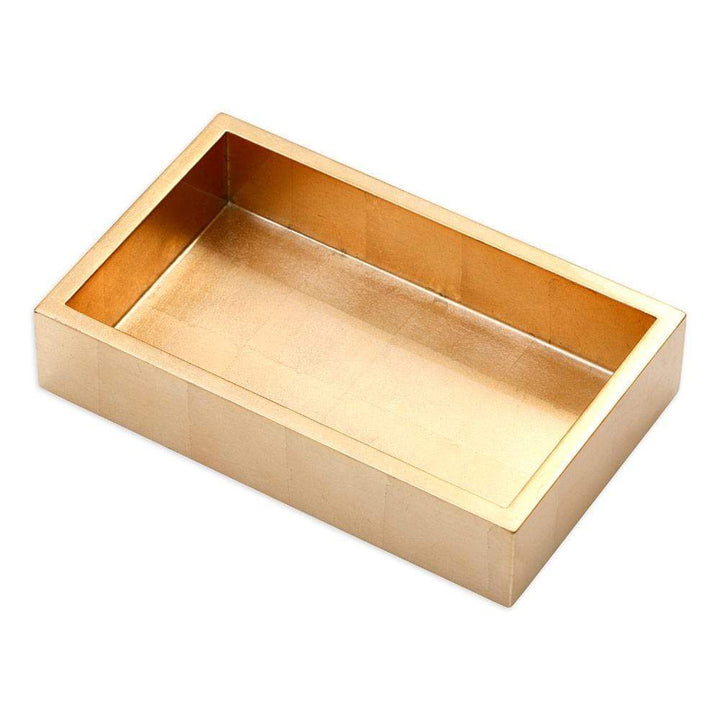 Lacquer Guest Towel Napkin Holder, Gold