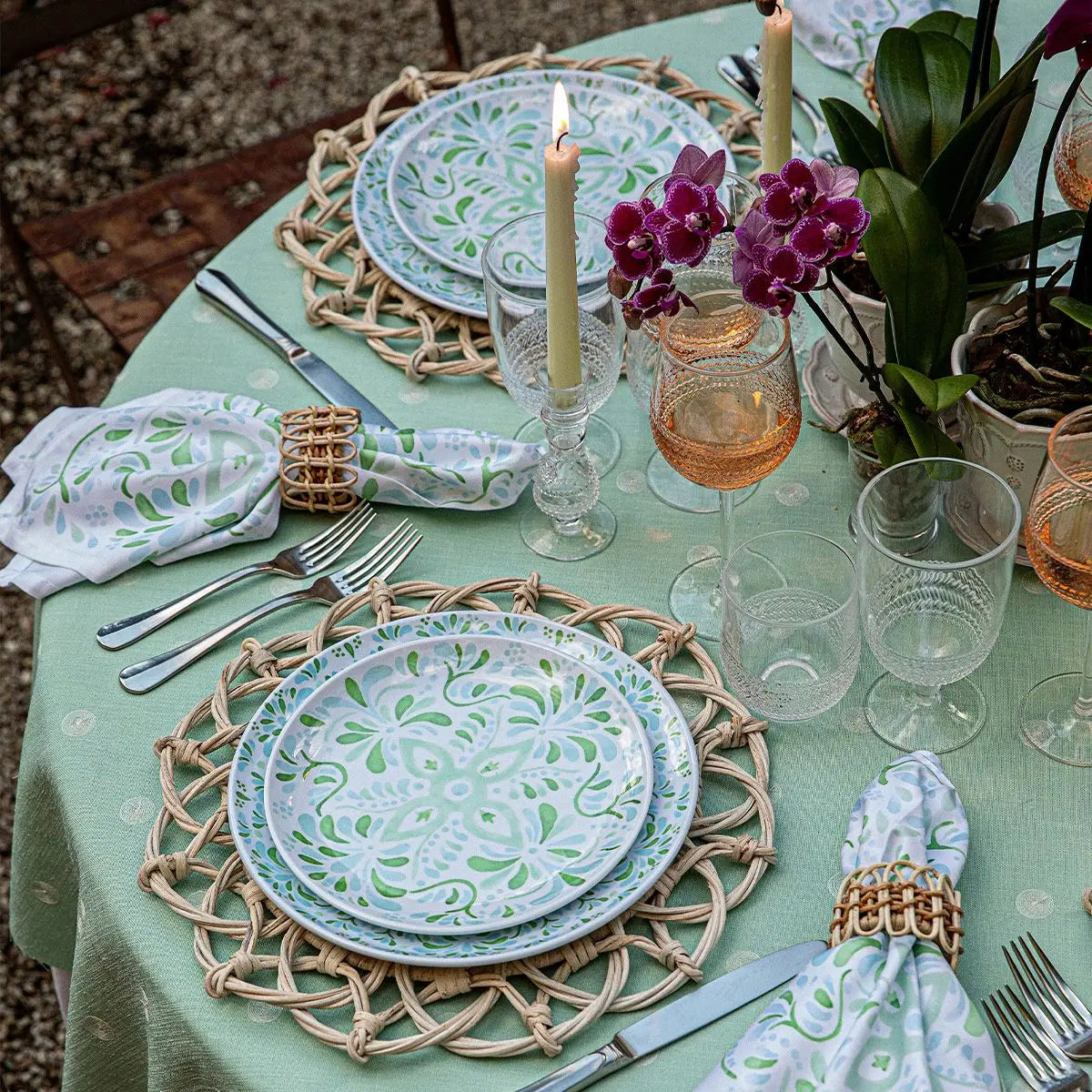Juliska Iberian Sage Melamine Dessert/Salad Plate