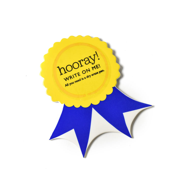 *SOLD AS IS, MAY HAVE CRAZING Happy Everything Blue Ribbon Attachment