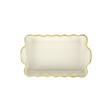 Vietri Italian Baker Small Rectangle, Cappuccino