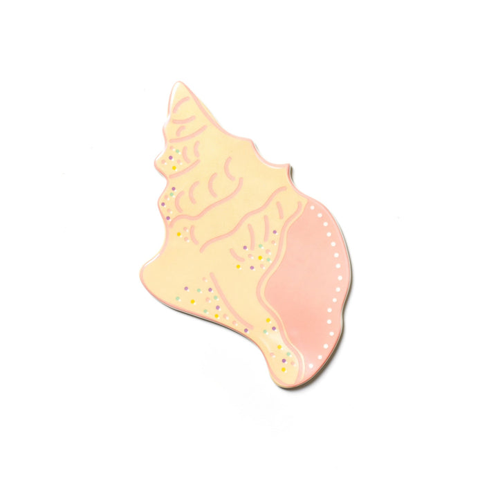 *SOLD AS IS, MAY HAVE CRAZING Happy Everything Conch Shell Attachment