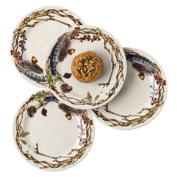Juliska Forest Walk Party Plates, Set of 4