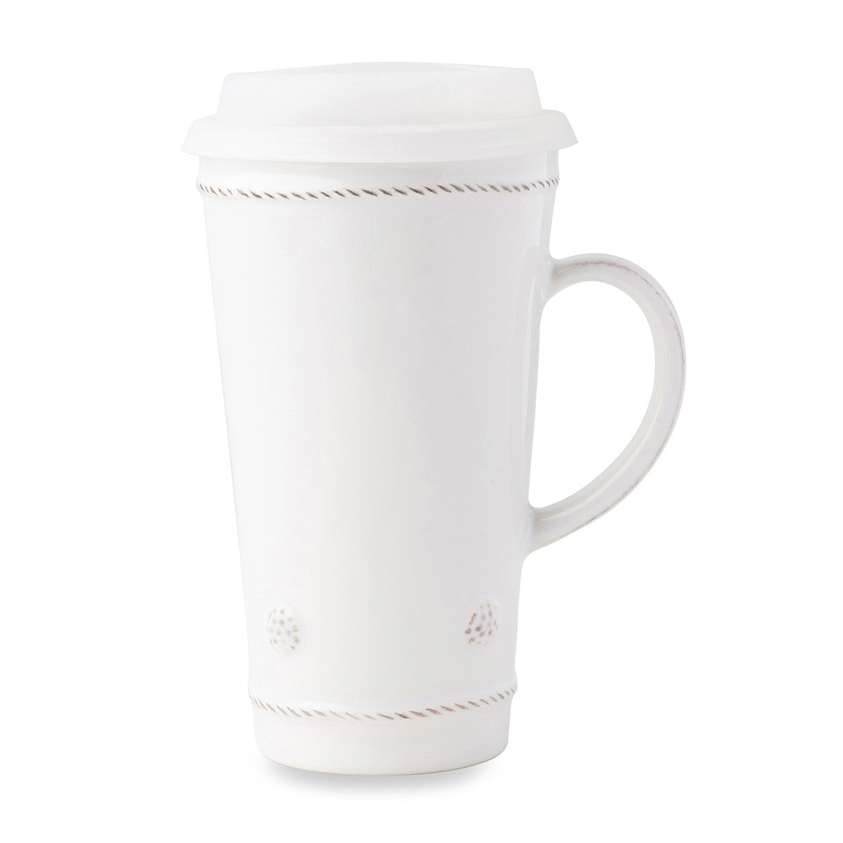 Juliska Berry & Thread Whitewash Travel Mug