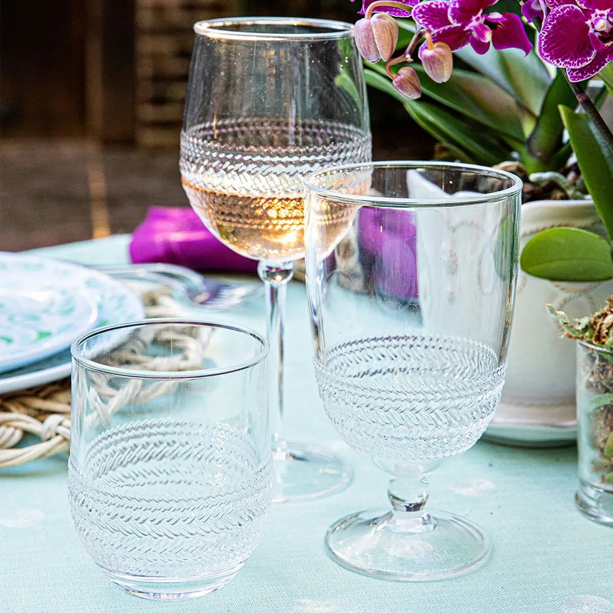 Juliska Le Panier Acrylic Wine Glass