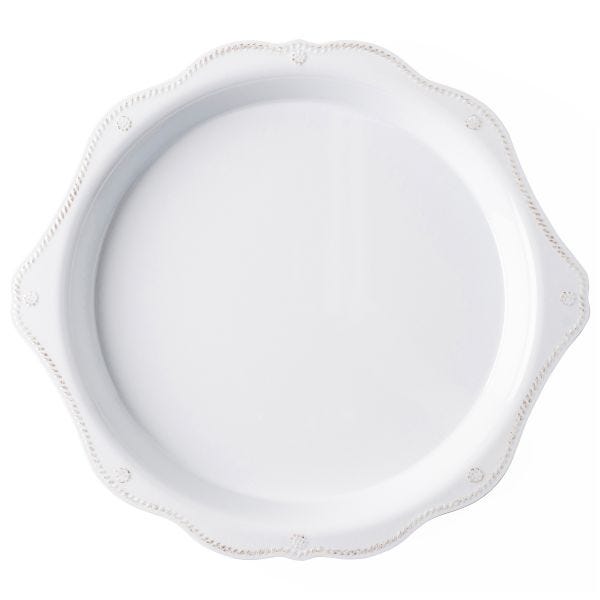 Juliska Berry & Thread Melamine Whitewash 15" Round Platter
