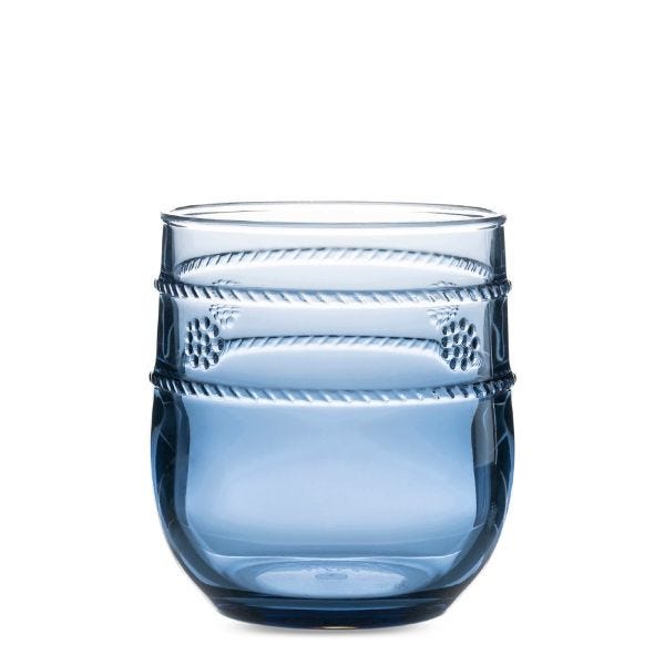 Juliska Isabella Blue Acrylic Beverage Tumblers