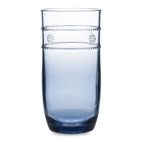 Juliska Isabella Blue Acrylic Beverage Tumblers