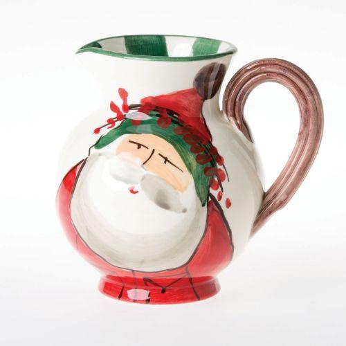 Vietri Old St. Nick Pitcher