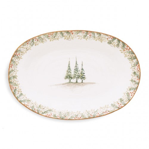 Arte Italica Natale, Oval Platter