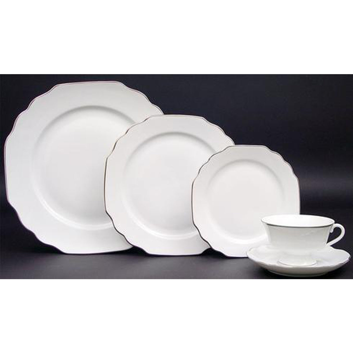 Pickard Georgian Platinum Ultra White
