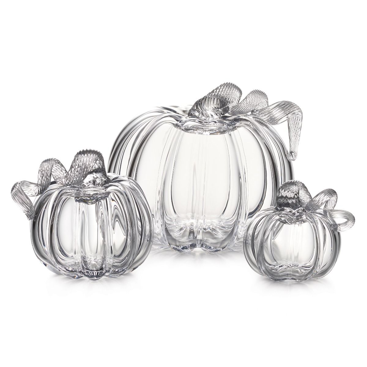 Simon Pearce Pumpkin with a Twist, Medium