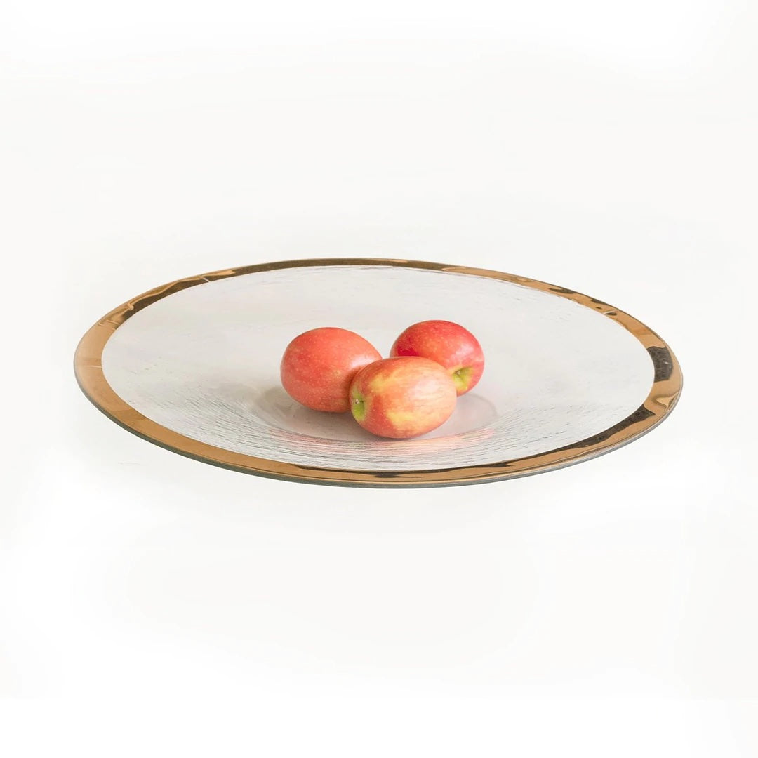 Annieglass Celebration Bowl, Gold