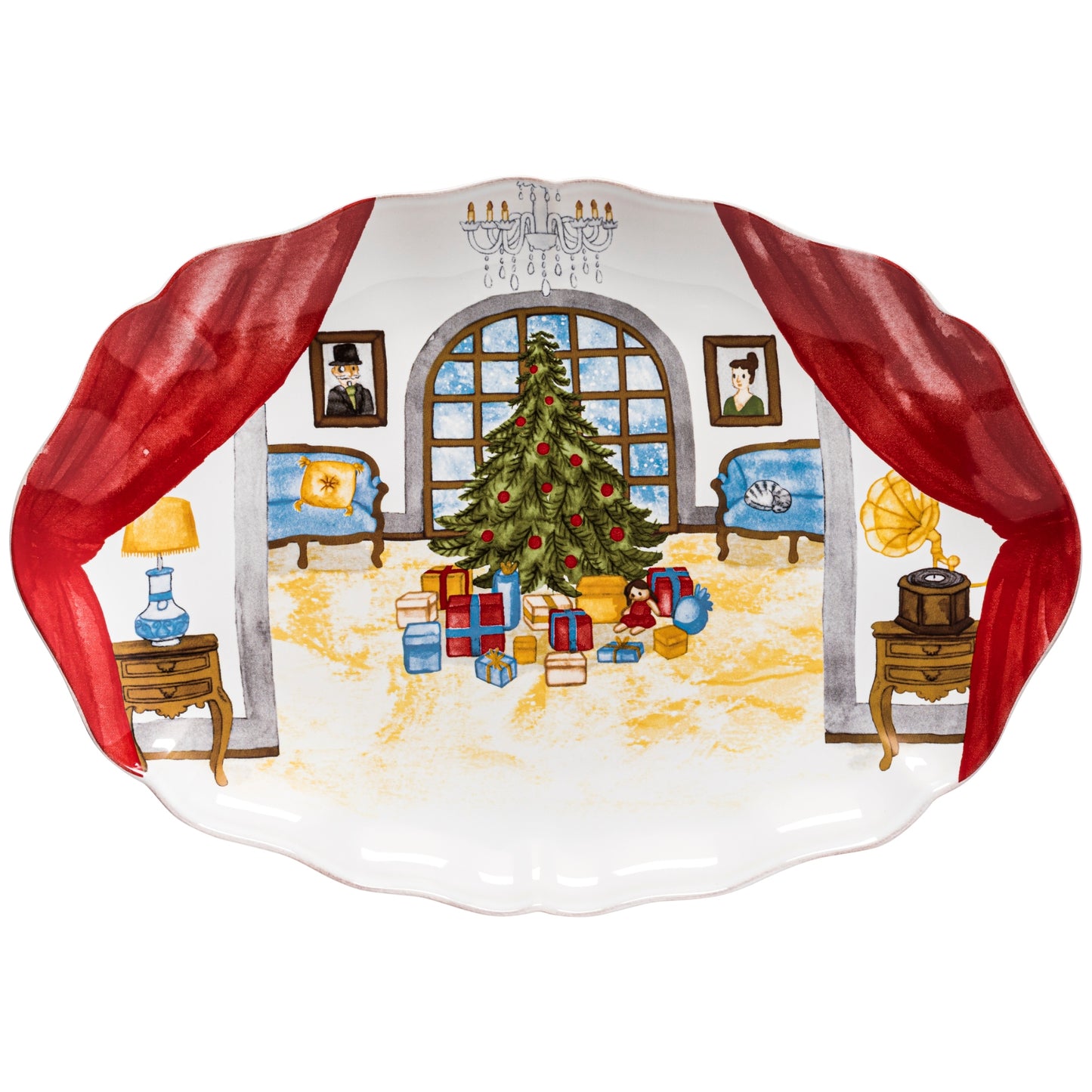 Casafina "The Nutcracker" Oval Platter