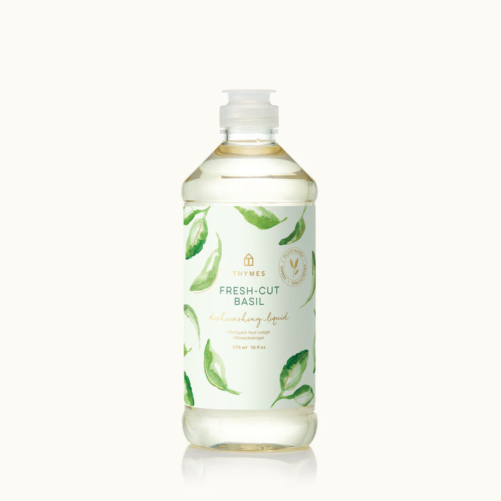 Thymes Dishwashing Liquid, Fresh Cut Basil