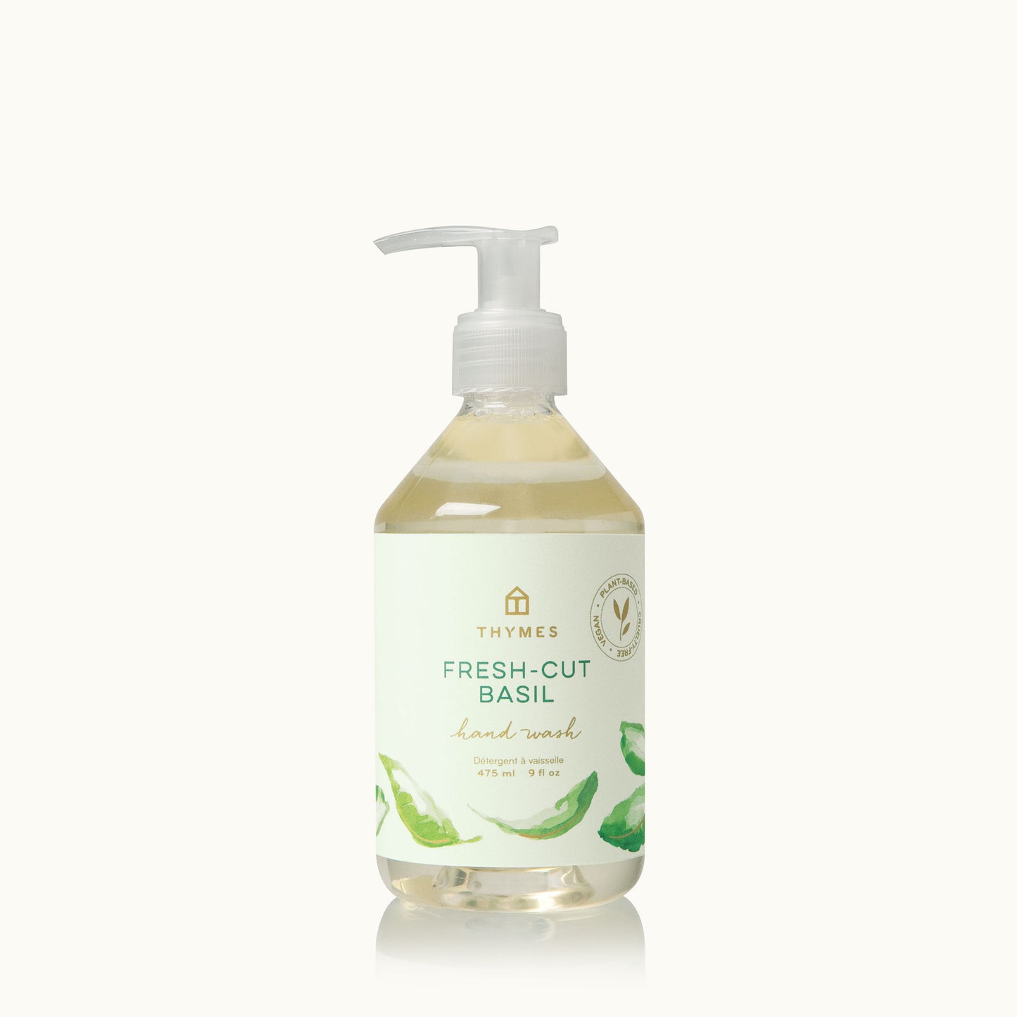 Thymes Hand Wash 9oz., Fresh Cut Basil