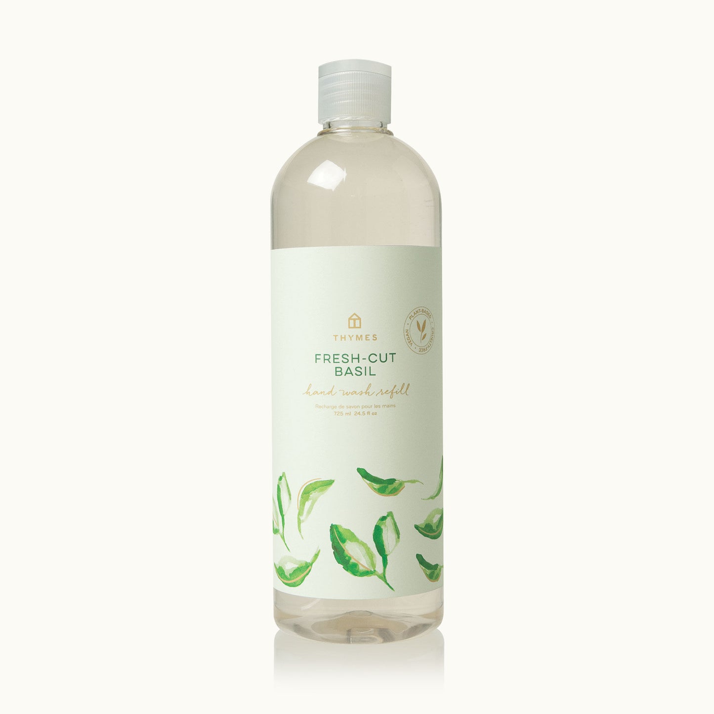 Thymes Hand Wash Refill 24.5oz., Fresh Cut Basil