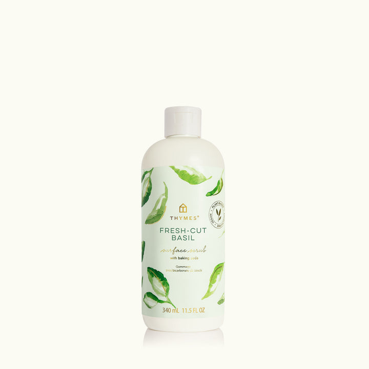 Thymes Surface Scrub, Fresh Cut Basil