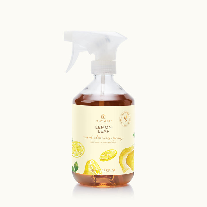 Thymes Wood Cleaning Spray, Lemon Leaf
