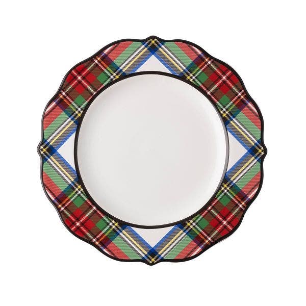 Juliska Stewart Tartan Salad Plate