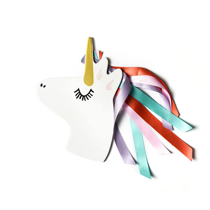 *SOLD AS IS, MAY HAVE CRAZING Happy Everything Unicorn Attachment