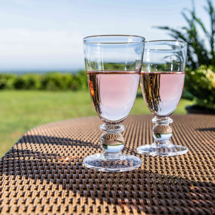 Simon Pearce Hartland Wine in Gift Box - Set of 2