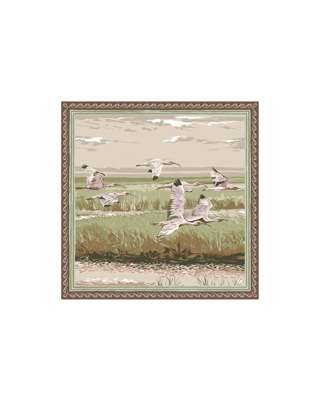 Austin Williams Pale Pink Marsh Flyer, 35x35