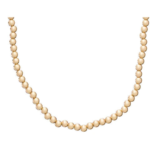 enewton 15" Choker Classic Gold 4mm Bead
