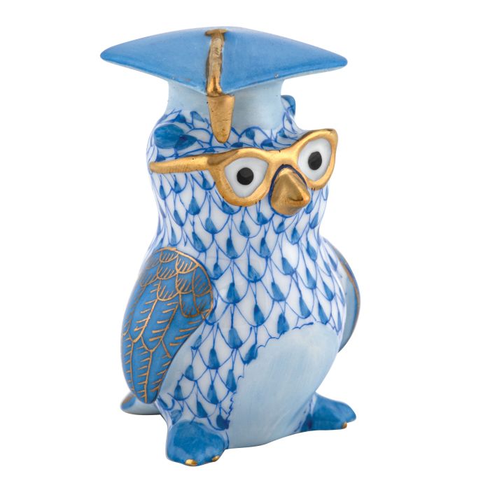 Herend Graduation Owl