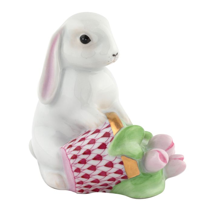 Herend Flowerpot Bunny