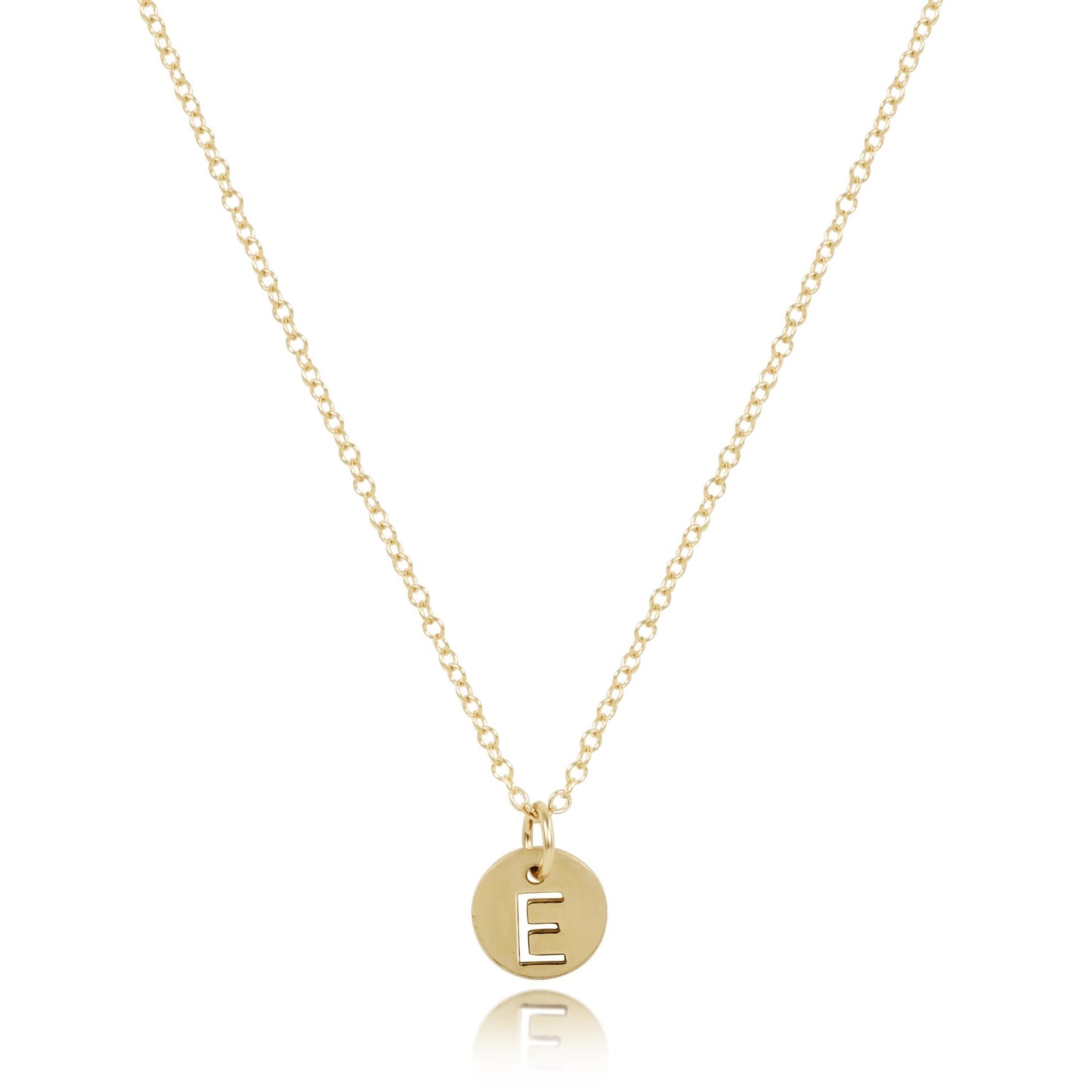 Enewton 16" Necklace Gold - Respect Small Gold Disc