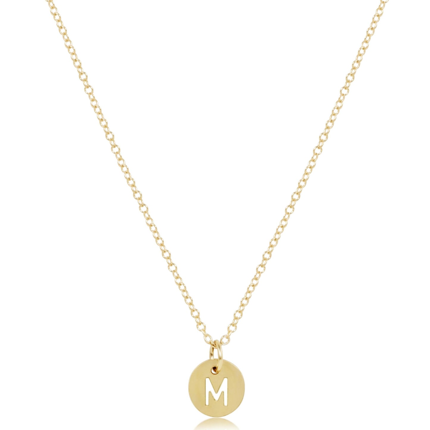 Enewton 16" Necklace Gold - Respect Small Gold Disc