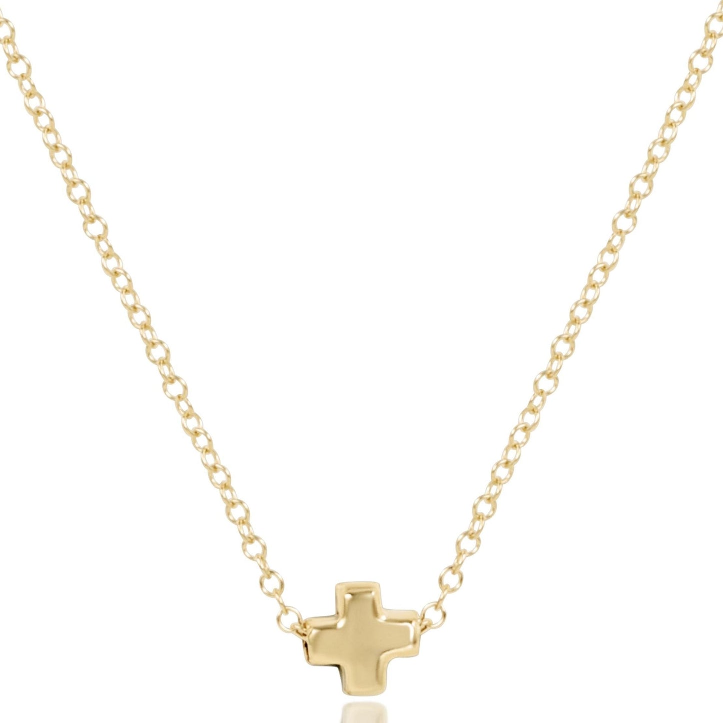 Enewton 16" Necklace Gold- Signature Cross Small