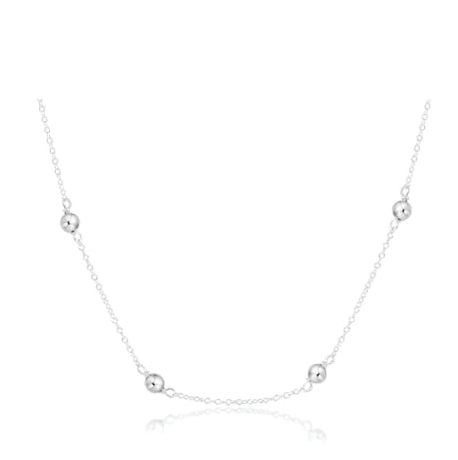 enewton 17" Choker Simplicity Chain Sterling - Classic 4mm Sterling