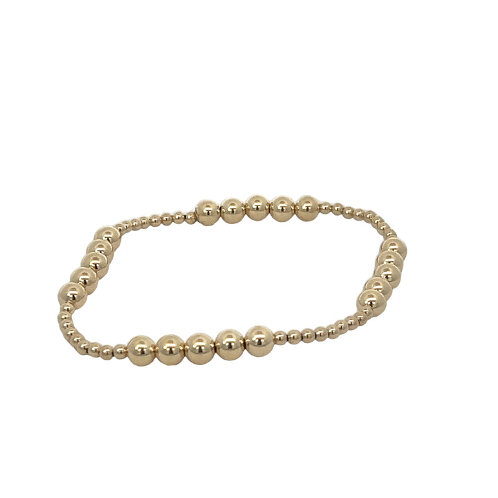 enewton Classic Blissful Pattern 2.5mm Bead Bracelet - 5mm Gold