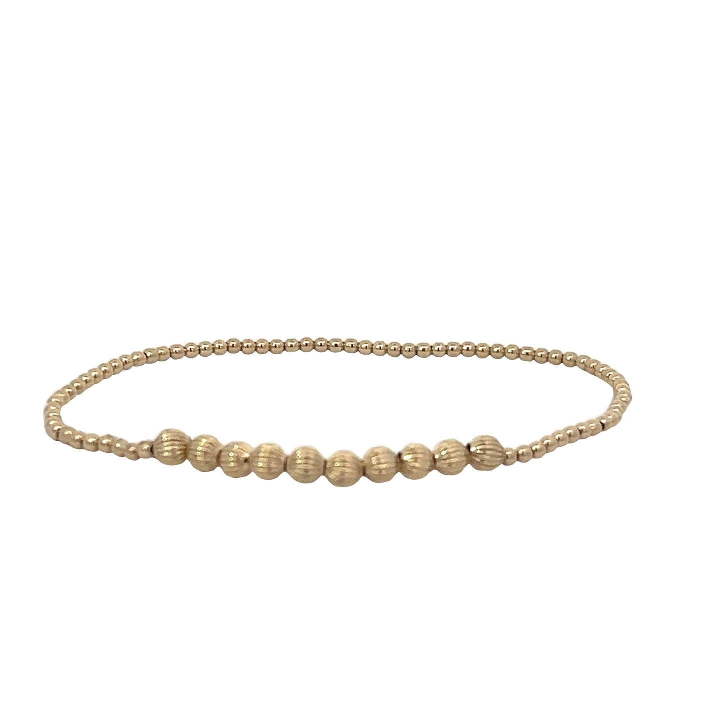 enewton Dignity Beaded Bliss 2mm Bead Bracelet - 4mm Gold