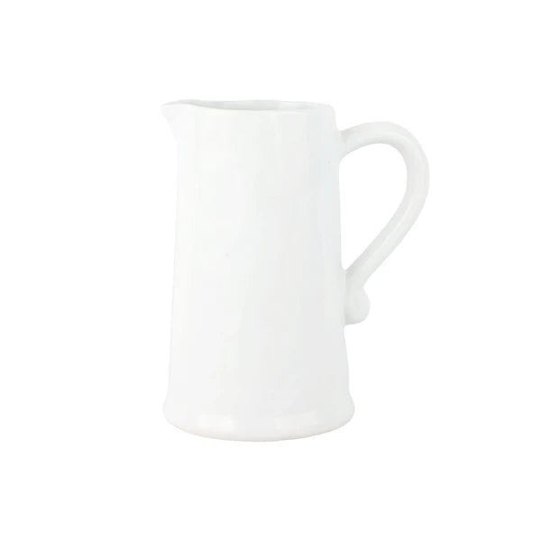 Vietri Aria White Pitcher