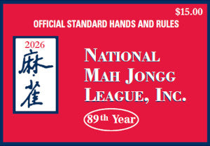 National Mahjong League 2026 Playing Card