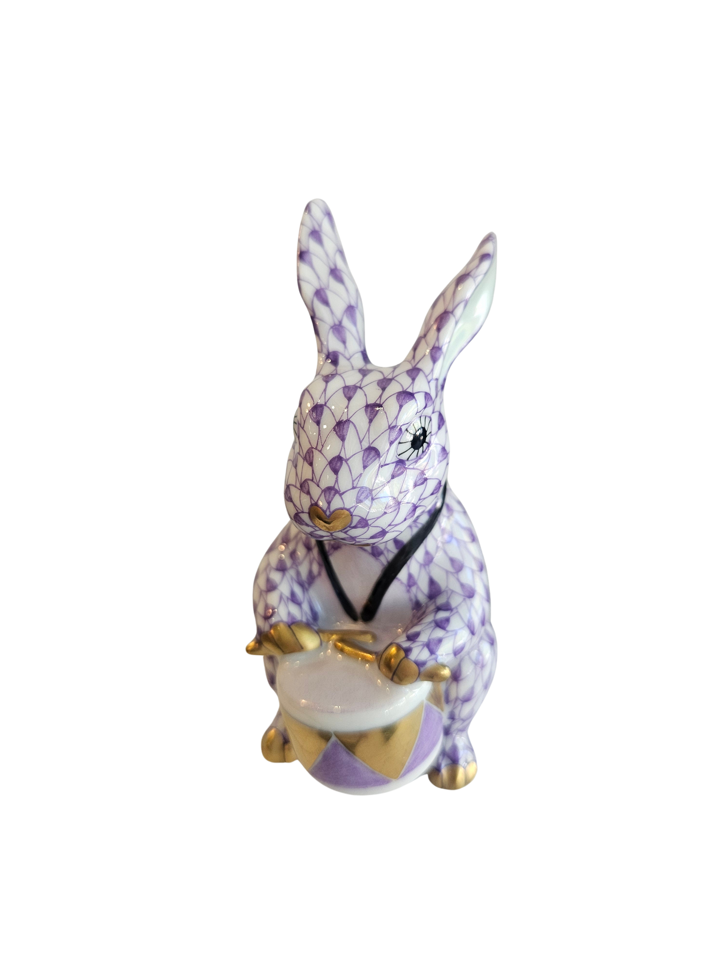 Herend Drummer Bunny, Lavender