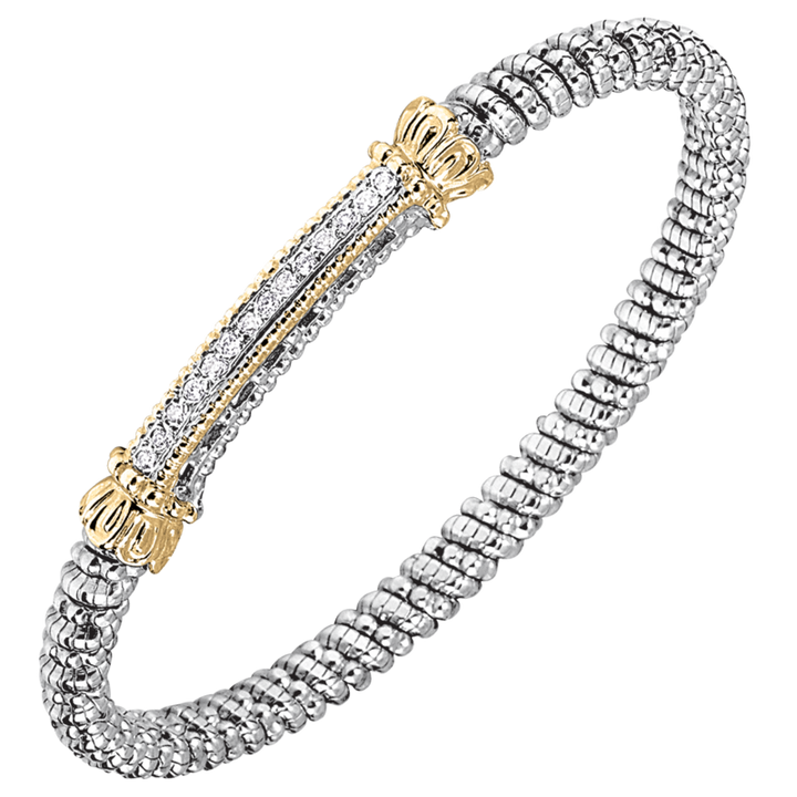 VAHAN 4MM Band Bracelet with Diamonds