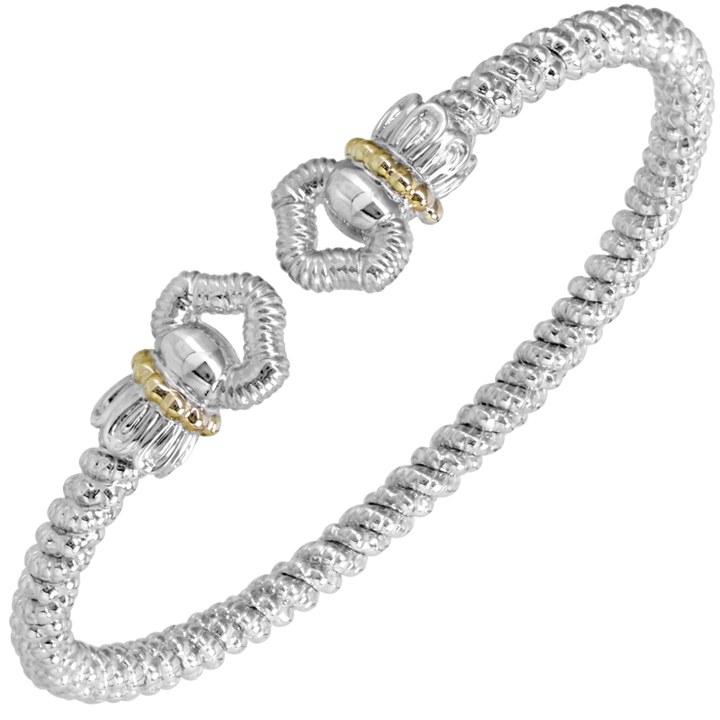 VAHAN 3MM Open Band Bracelet, No Diamonds