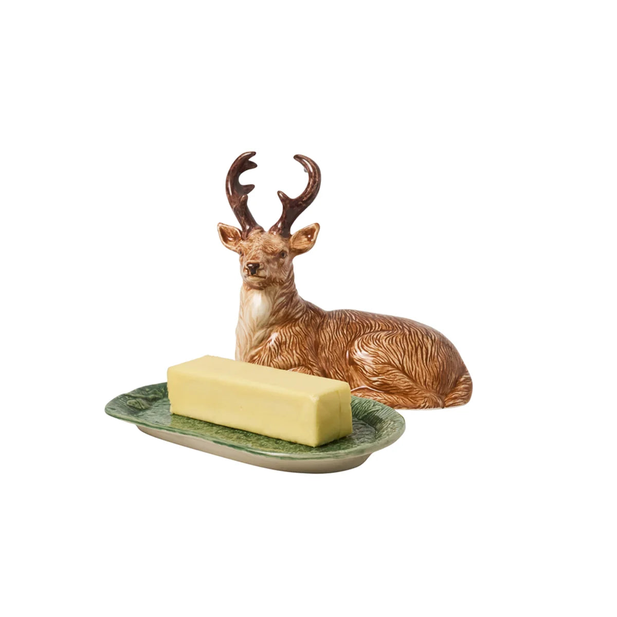 Juliska Forest Walk Stag Butter Dish - Multi